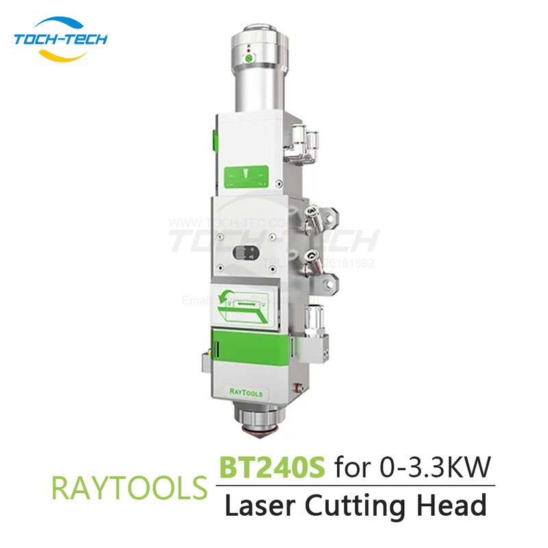 Raytools BT240S untuk 0-3kw QBH Metal F125/150/200mm lensa fokus otomatis fokus rendah kepala pemotong Laser serat daya