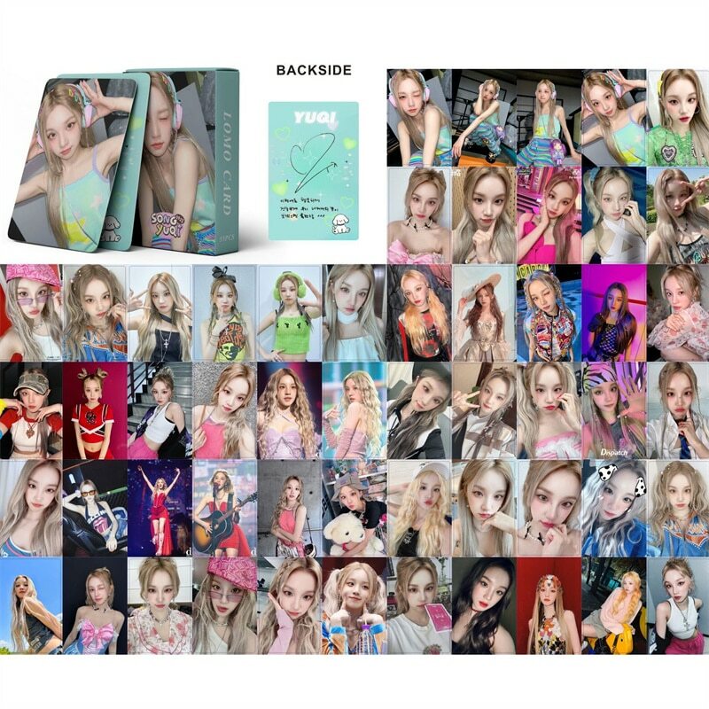 Álbum Kpop GIDLE I Feel Photocards, tarjetas Lomo (G)I-DLE, tarjetas fotográficas para chicas, tarjetas postales para colección de Fans, regalo, 55 unids/set