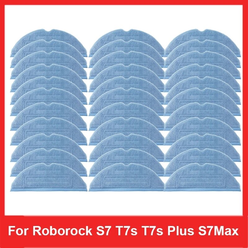 Roborock-almohadilla de fregona para Robot aspirador, piezas de trapos de fregona, accesorios de paños de fregona, S7, S70, S75, S7Max, S7MaxV, T7s, T7s Plus