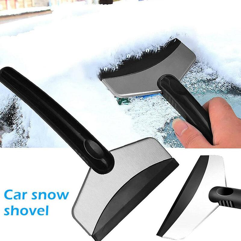 Car Windshield Snow Shovel, Descongelando Ice Scraper Tool, Glass Snow Removal Tools, Auto Acessórios, Inverno