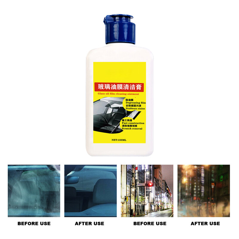Limpiador de película de aceite para automóvil, herramienta de limpieza de manchas y suciedad resistente, 195g
