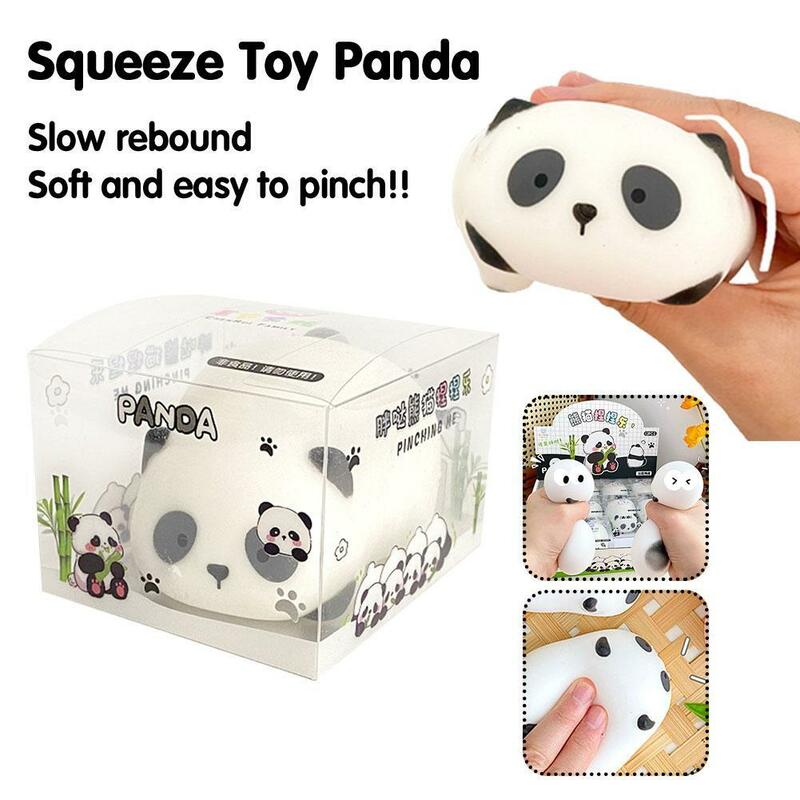 8cm kawaii Panda weiche Puppe Sammlerstücke Cartoon süß duftendes super langsam steigendes Spielzeug mit Original verpackung