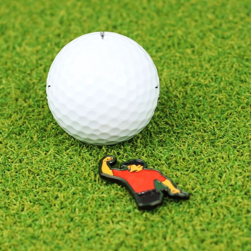 Golf Ball Posição Mark Alloy, Multicolor Tiger Green Jacket Marker, Golf Hat Clip Acessórios