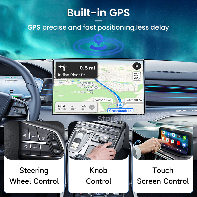 CarlinKit-CarPlay AI Box sem fio, Android 11, transmissão multimídia automática, Smart TV, Netflix, 3G, 32G, QCM2290