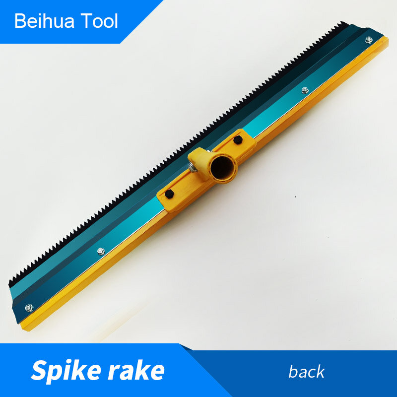 Beihua 56cm Spike Rake Self-flow Cement Rake Scrscraper Silicon PU Epoxy floor paint construction tools 3mm/5mm/8mm