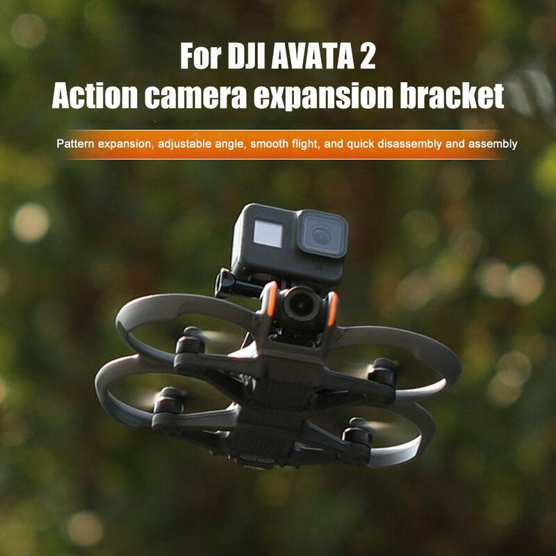 Unmanned Aerial Head Accessories Shuttle Action Camera Mounted Fixed Stand Aerial Camera Extension Kit For DJI Avata 2 Q5A3