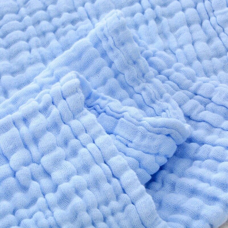 Breathable 6-Layers Gauze Baby Receiving Blanket Muslin Newborn Infant Bath Towel Warm Sleep Bed Cover