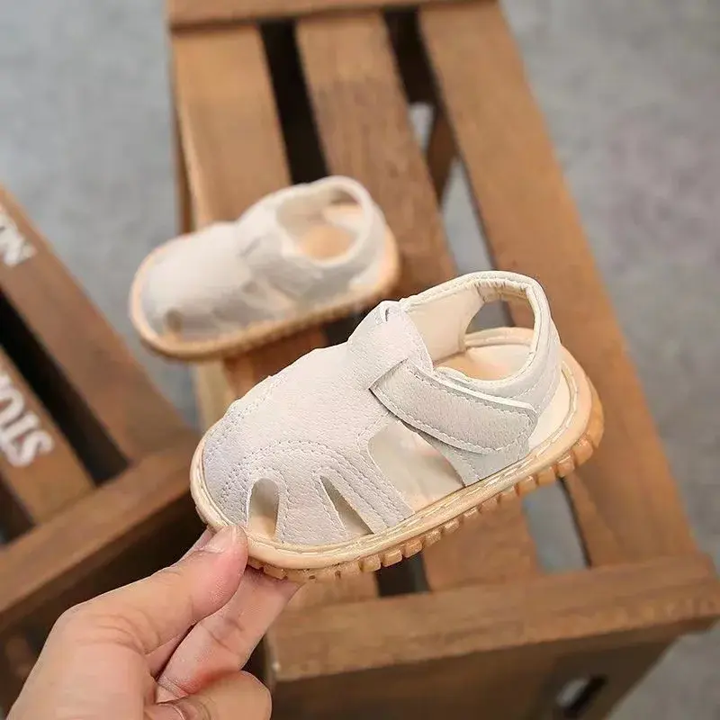 Sandálias de sola macia para bebês e crianças, Baby Sandals, 0-2 anos de idade, verão, novo, 2022