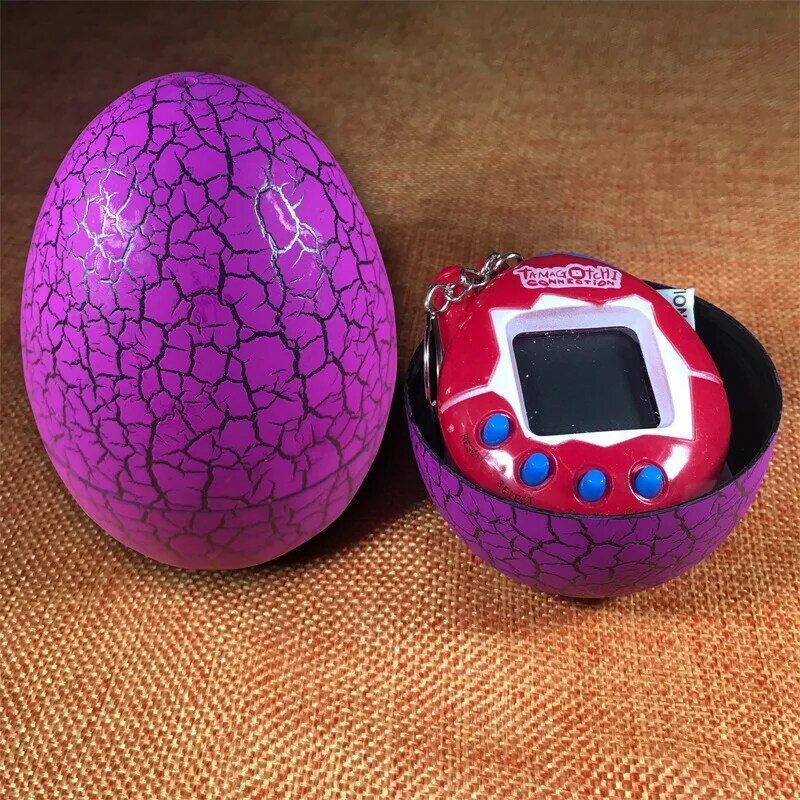 Handheld Virtual Electronic Pet Machine Cracked Egg Packaging Children's Electronic Game Machine Tumbler Toy Funny Kids Gifts
