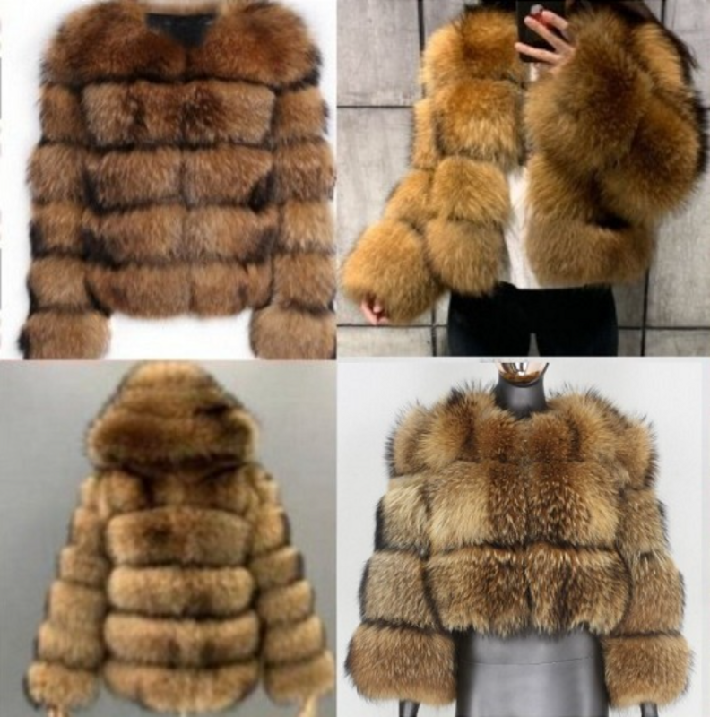 LINXIQIN-Casaco de pele sintética para mulheres, jaqueta curta e quente, casaco grosso de pele raposa, coletes guaxinim, casaco de pele falsa, inverno
