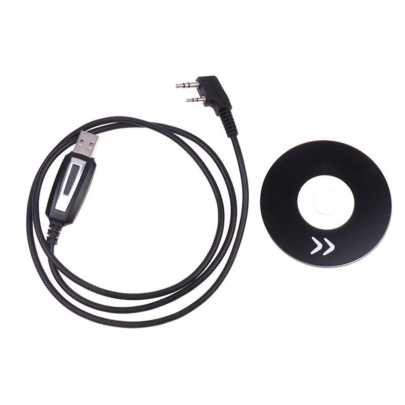 Pigments USB Câble Avec CD Pilote Pour UV-5RE UV-5R Pofung UV 5R Radio Bidirectionnelle Walperforé Talkie