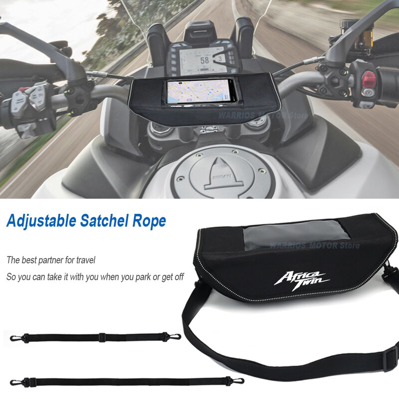 For Honda Africa Twin CRF 1100 L  CRF1000L ADV Adventure Motorcycle Handlebar bag waterproof handlebar travel navigation bag