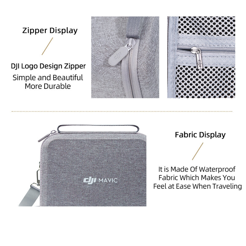 Portable Mini 3 Carrying Case Hard EVA Storage Shoulder Bag Remote Controller Battery Handbag for DJI Mini 3 Drone Accessories