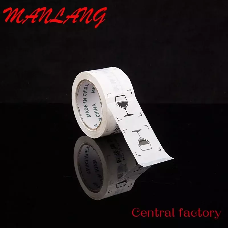 Custom Private high quality custom adhesive tape black shipping packaging tape with logo printed