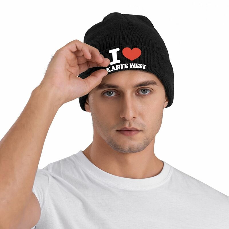 I Love Kanye West Meme cappelli lavorati a maglia qualità Warm Idea uomo donna copricapo berretti lavorati a maglia