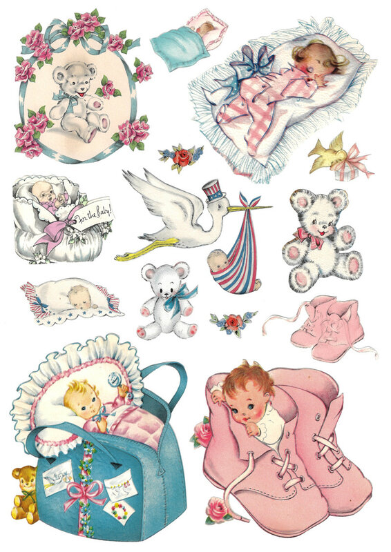 1 confezione Vintage Cute Baby Kids Sticker fai da te Craft Scrapbooking Album Junk Journal adesivi decorativi