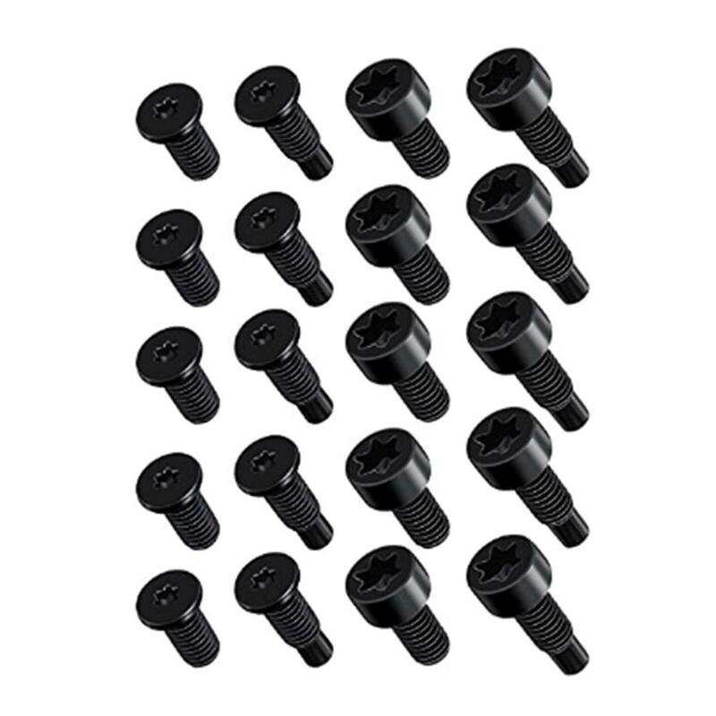 16/20pcs T5 T16 Replacement Parts Hardware Doorbell Doorbell Disassembly Screwdriver Intelligent Screw Household Black Q4Z9