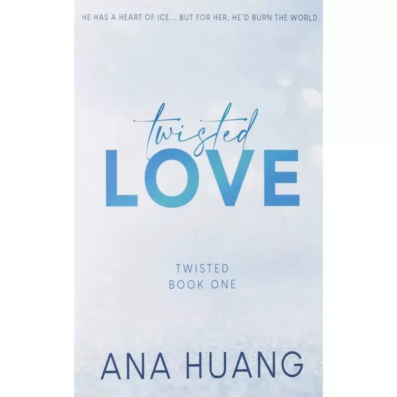 Книга DIFUYA с надписью «Twisted Love /Games / Hite /Lies Ana Huang» на английском языке
