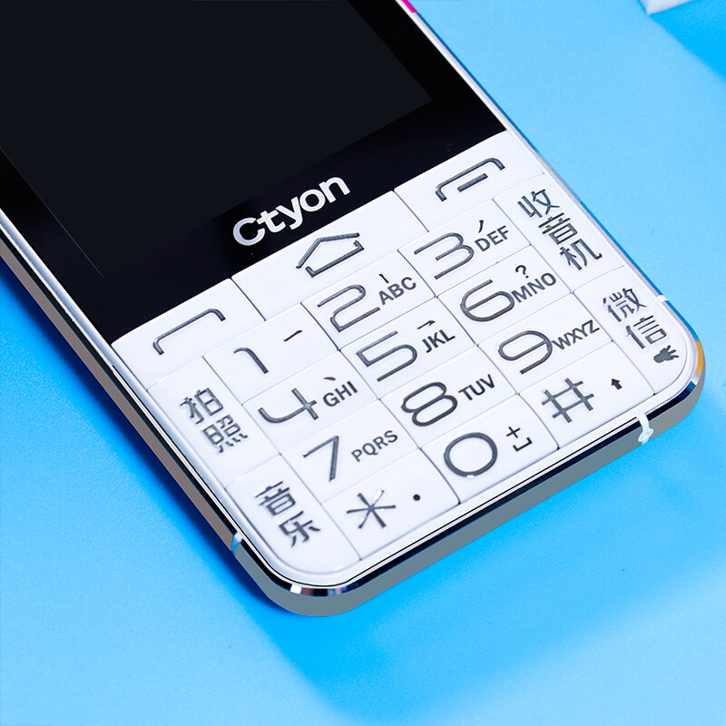 Smartphone con teclado ruso, pantalla táctil de 3,5 pulgadas, Android 6,0, 1GB de RAM, 8GB de ROM, WIFI, GPS, botón pulsador barato