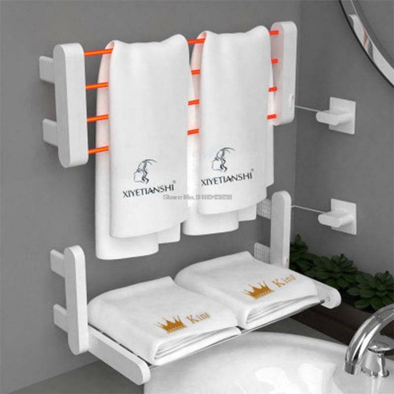 Intelligentie Van Boren Elektrisch Verwarmde Handdoekenrek Voor Huishoudelijke Verwarming Drogen Sterilisatie Gevouwen Handdoek Plank