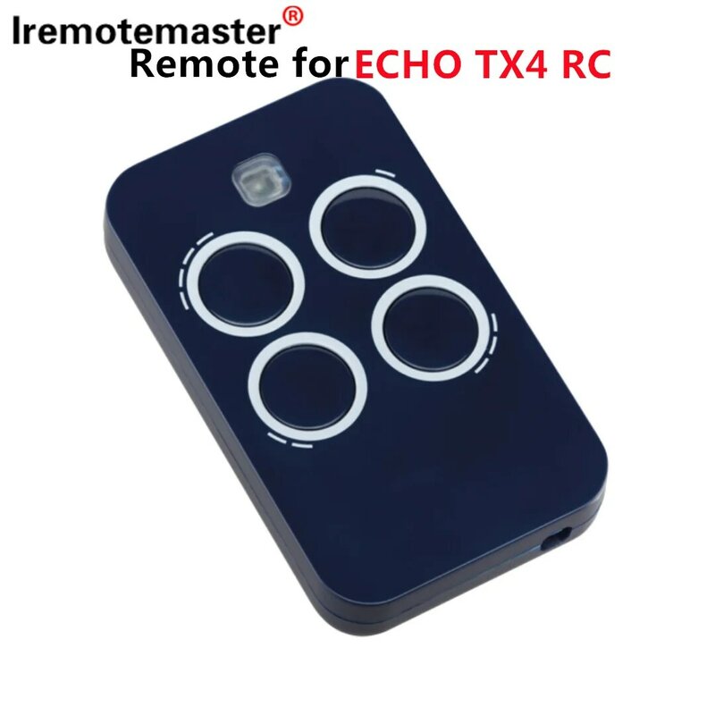 For Newest Blue Remote 433MHz Compatible with ECHO TX4 RC/ECHO TX2 RC Rolling Code Garage Door Bule Remote Control TE443H BRAVO