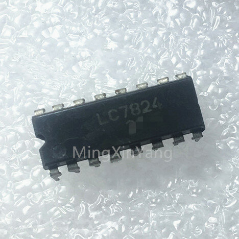 5個LC7824 dip-16集積回路icチップ