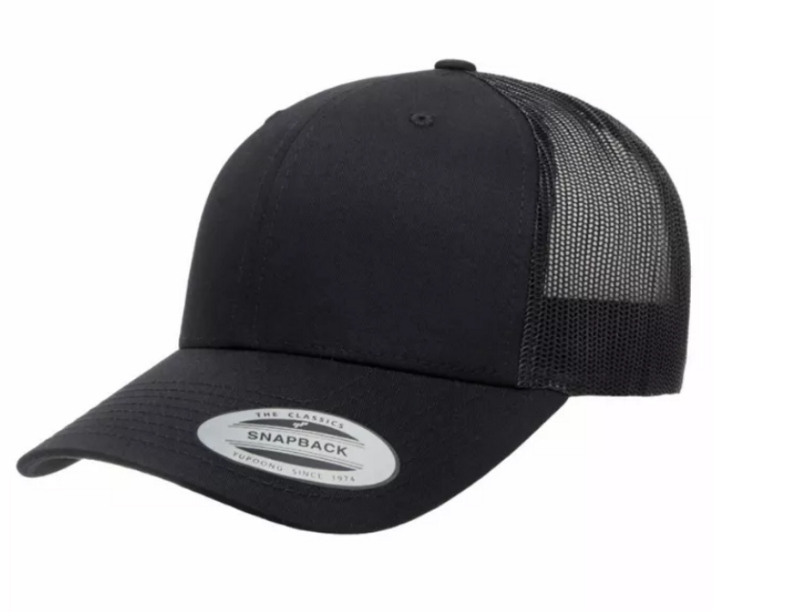 Yupoong gorra de malla de camionero, logotipo personalizado, bordado, barato, venta al por mayor, oem