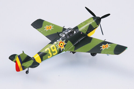 Easymodel 37285 1/72 BF-109E Bf109 Roemeense Jachtbommenwerper Geassembleerde Afgewerkte Militaire Statische Plastic Modelcollectie Of Geschenk