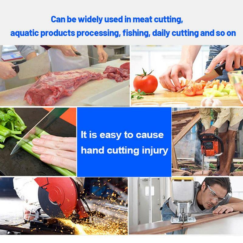 Rękawice odporne na cięcia metalowe rękawice ze siatka z drutu stalowego nierdzewnej higieniczne i wygodne rękawice ochronne do obsługi żywności i