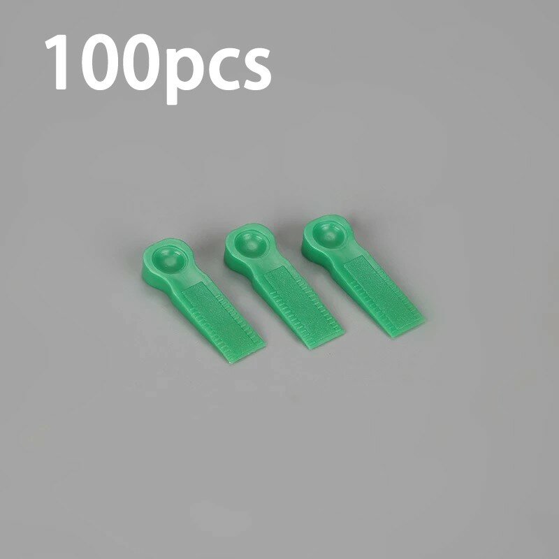 100Pcs Plastic Tile Spacers Reusable Positioning Clips Wall Flooring Tiling Tool  Locator Wall Ceramic Tiling Laying Nivelador