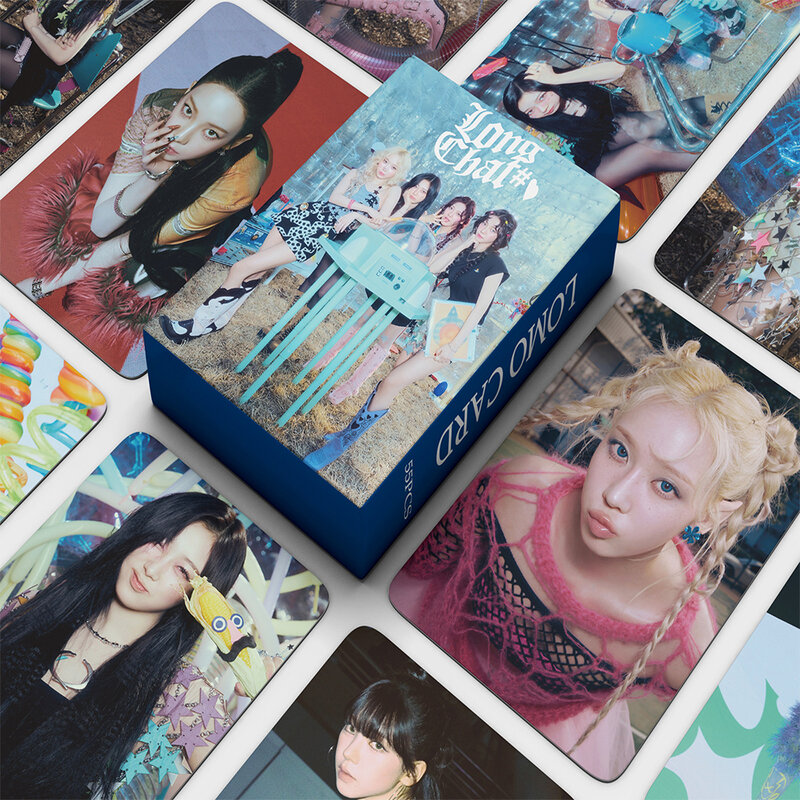 Cartes Druo Kpop, nouvel album SAVAGE WINTER NINGNING, carte photo, mode coréenne, joli cadeau Géry, 55 pièces/ensemble