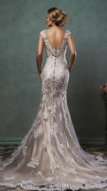 Women's Illusion Back Mermaid Wedding Dress 2024 New Africa Sleeveless Lace Appliques Crystal High Quality Bride Gowns Dresses