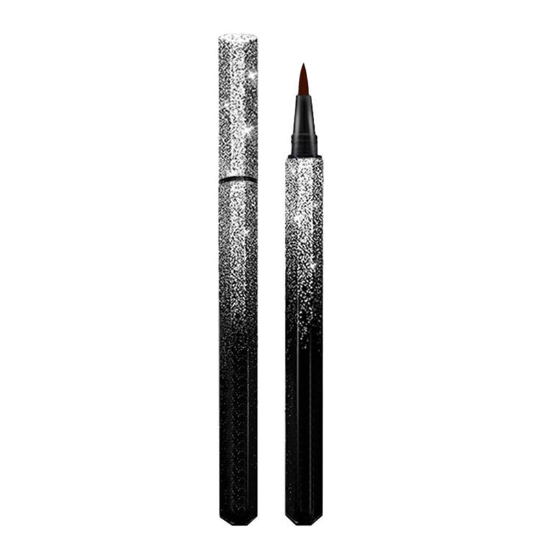 Makeup Black/Brown Eyeliner Pen Breakup Proof Liquid Waterproof Eyeliner Brush Tip Pen for Women and Girls Cosmetic Supplies