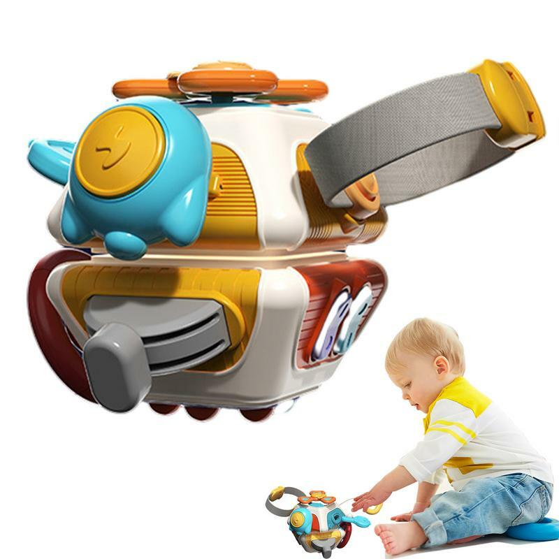 Wielościan kostka sensoryczna umiejętności motoryczne samolot zabawki akcesoria dla dzieci zajęty sześcian Montessori zabawki edukacyjne