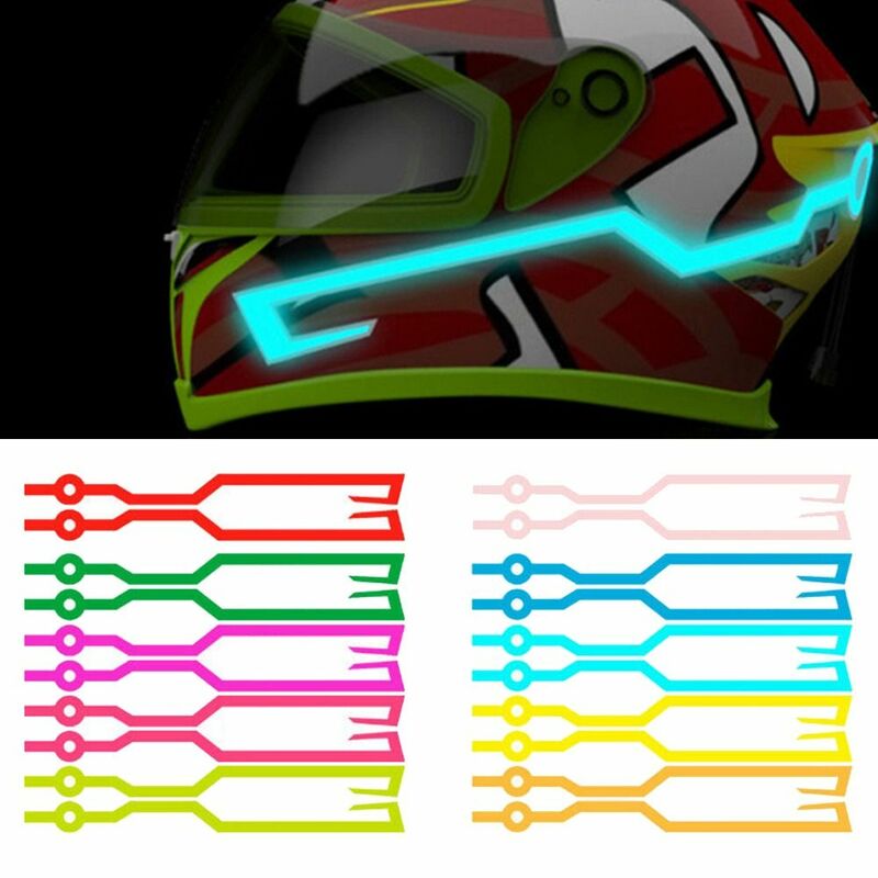 Flashing Motorcycle Helmet Light Luminous Sticker Reflector Cold Light Mod Kit for Thermomix TM5/TM6/TM21/TM31