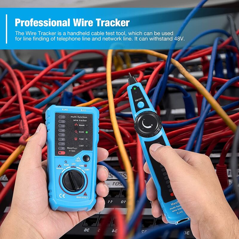 BSIDE FWT11 di alta qualità RJ11 RJ45 Cat5 Cat6 telefono Wire Tracker Tracer Toner Ethernet LAN Network Cable Tester Line Finder