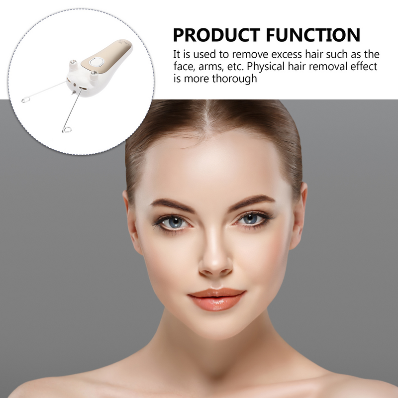 Razor Przenośny depilator dla kobiet Elektryczne urządzenie do usuwania twarzy