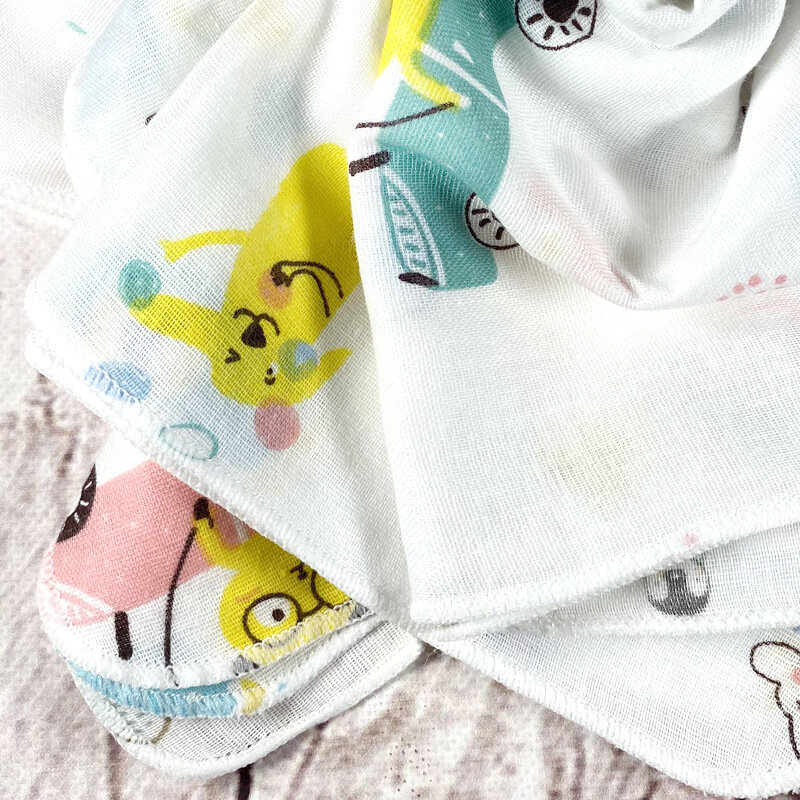 10 sztuk karmienie dziecka ręcznik miś Bunny Dot wykres drukowane dzieci mała chusteczka gaza s pielęgniarstwo YYT308