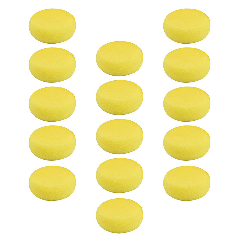 إسفنجة ماصة صفراء للرسم ، ملحقات رياض الأطفال ، فخارية ، 25 روض