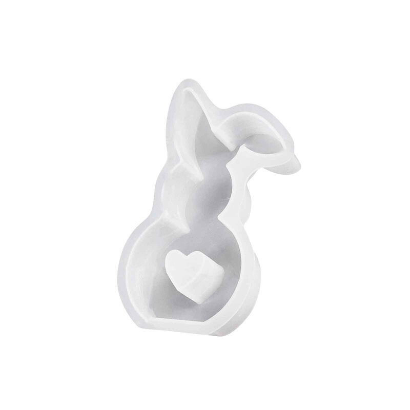 Силиконовые формы в виде пасхального кролика, литые формы, 3d форма в виде кролика, Пасхальный кролик, форма для выпечки, товары для украшения дома