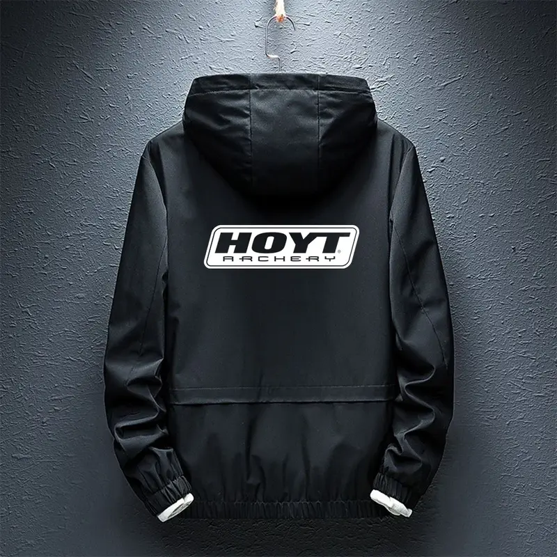 Hoyt Archery Printed 2023 New Men Jacket Hoodie Techwear Spring And Autumn Jumper Clothing Comfortable Casual Man Clothes Coat