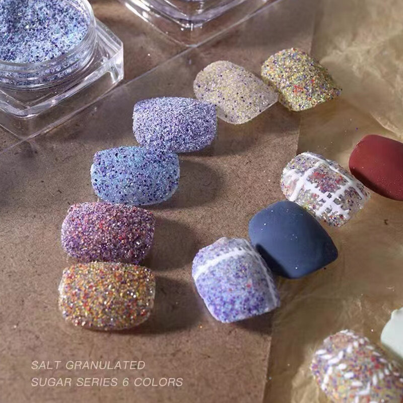 10 G/zak Groothandel Nieuwe Suiker Serie Fijne Gemengde Glitter Nail Ogen Body Art Decoratie Manicure Art Decoratie Accessoires