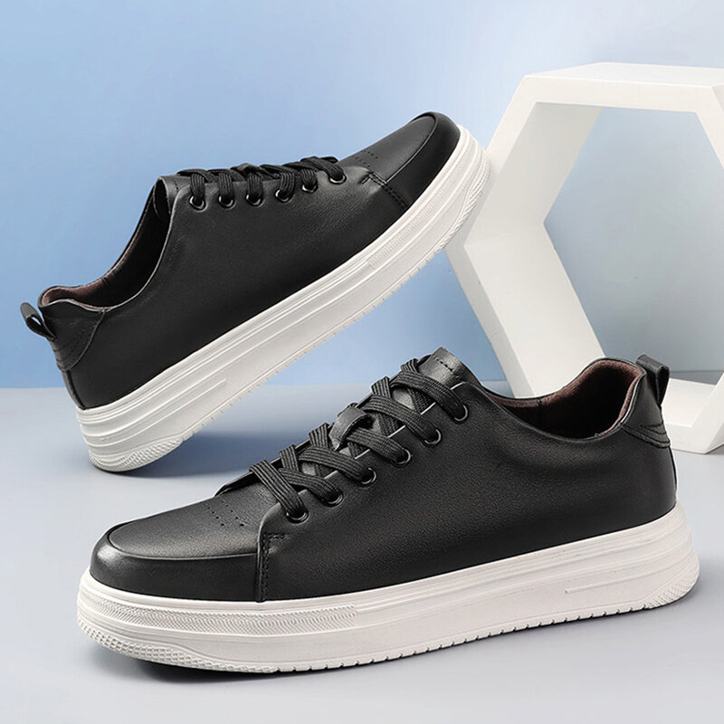 Onzichtbare Hoogte Verhogende Schoenen Voor Heren 6Cm Ademende Vrijetijdsschoenen Met Dikke Zolen Trendy Schoenen In Hoogte
