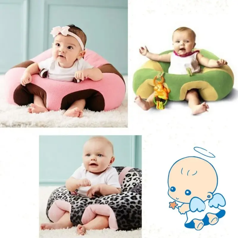 Baby Baby Sofa Seat Pluche Ondersteuning Speelgoedstoel Leren Reizen Auto Comfortabel Zitten Katoenen Voedingkussen Voor Draagstoel Baby