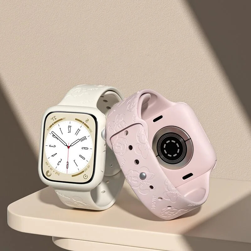 Ремешок силиконовый для Apple Watch Band 44 мм 38 мм 42 мм 41 40 49 мм