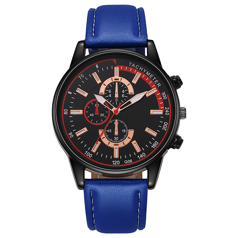Foreign trade popular sports men's watches quartz luminous car line belt watch manufacturers wholesale