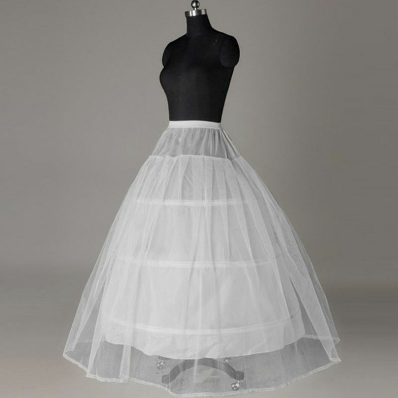 Свадебное платье для невесты, поддерживающая подкладка, 3 обруча, 1 слой, газовая юбка, Женская юбка с подкладкой, Рождественский сюрприз
