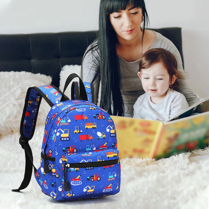Cartoon Buch Tasche Kinder Outdoor-Reisetasche benutzer definierte Cartoon-Druck Kinder Schult aschen Rucksack