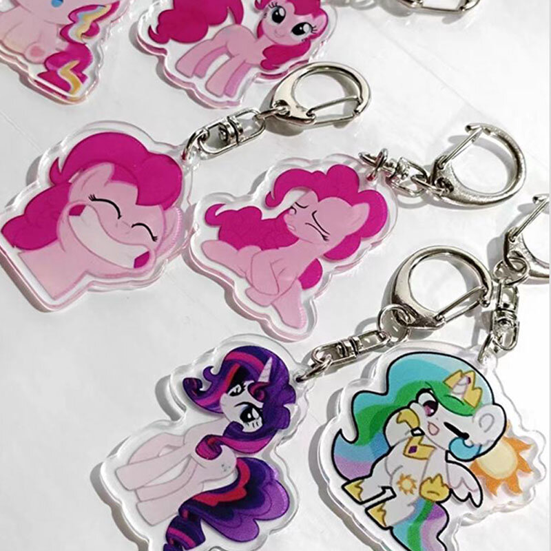2024 kawaii niedlich mein kleines Pony Schlüssel anhänger Anhänger Tasche Zubehör Originalität Cartoon Student Geschenke für Freundinnen und Kinder