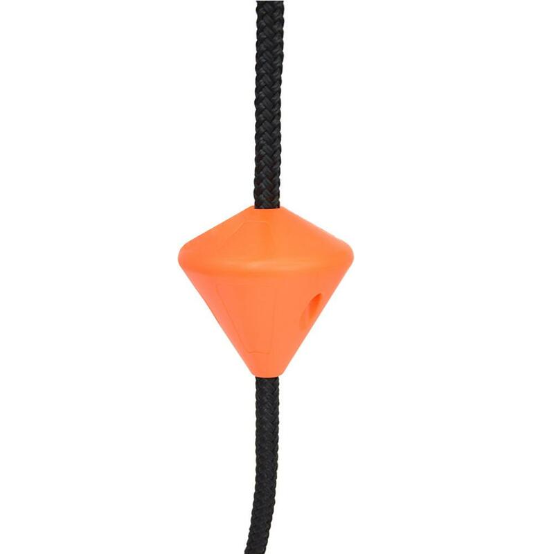 Fijador de cordón de buceo ABS compacto, cuerda de seguridad, enchufe de fijación, accesorios de natación